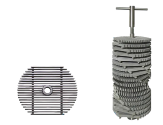 Dry powder magnetic medium screen Dry powder magnetic medium screen